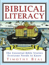 Biblical Literacy Biblical Literacy